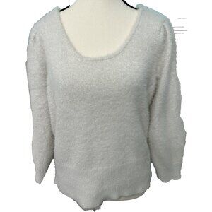 Women's Medium Marled Quality Clothing Pullover Super Soft SWEATER B36